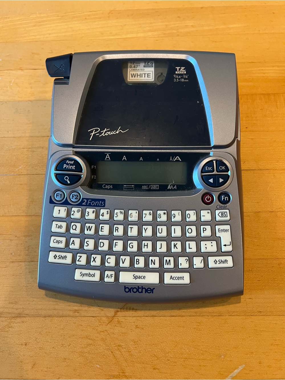 Brother P-touch Label Maker - Gray/Black Tested/Works